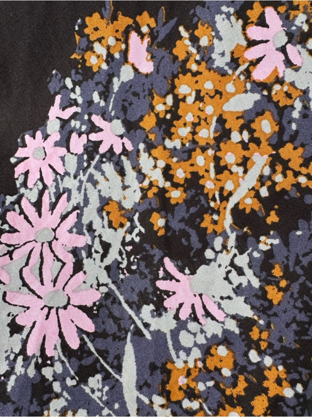 Free People Let The Sunshine In Print Cotton Pockets Dress Floral XL - Picture 9 of 14